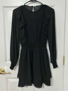 Zara dress with ruffles